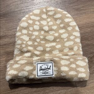 Herschel Supply Company Beige and White Beanie for toddlers